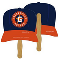 Digital Baseball Cap Fast Fan w/ Wooden Handle & 2 Sides Imprint (1 Day)